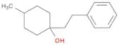 Cyclohexanol, 4-methyl-1-(2-phenylethyl)-