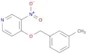 Pyridine, 4-[(3-methylphenyl)methoxy]-3-nitro-