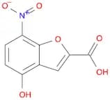 2-Benzofurancarboxylic acid, 4-hydroxy-7-nitro-