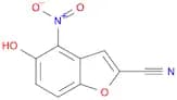 2-Benzofurancarbonitrile, 5-hydroxy-4-nitro-