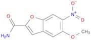 2-Benzofurancarboxamide, 5-methoxy-6-nitro-