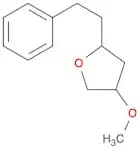 Furan, tetrahydro-4-methoxy-2-(2-phenylethyl)-