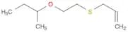 Butane, 2-[2-(2-propenylthio)ethoxy]-