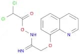 Ethanimidamide, N-[(dichloroacetyl)oxy]-2-(8-quinolinyloxy)-