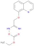 Ethanimidamide, N-[(ethoxycarbonyl)oxy]-2-(8-quinolinyloxy)-