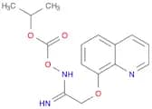 Ethanimidamide, N-[[(1-methylethoxy)carbonyl]oxy]-2-(8-quinolinyloxy)-