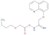 Ethanimidamide, N-[(butoxyacetyl)oxy]-2-(8-quinolinyloxy)-