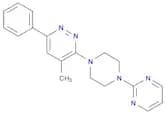 Pyridazine, 4-methyl-6-phenyl-3-[4-(2-pyrimidinyl)-1-piperazinyl]-