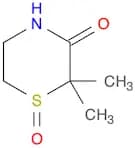 3-Thiomorpholinone, 2,2-dimethyl-, 1-oxide