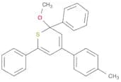 2H-Thiopyran, 2-methoxy-4-(4-methylphenyl)-2,6-diphenyl-