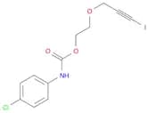 Carbamic acid, (4-chlorophenyl)-, 2-[(3-iodo-2-propynyl)oxy]ethyl ester