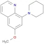 Quinoline, 6-methoxy-8-(1-piperidinyl)-