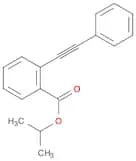 Benzoic acid, 2-(phenylethynyl)-, 1-methylethyl ester