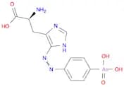 L-Histidine, 5-[(4-arsonophenyl)azo]-