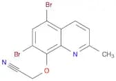 Acetonitrile, [(5,7-dibromo-2-methyl-8-quinolinyl)oxy]-