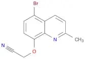Acetonitrile, [(5-bromo-2-methyl-8-quinolinyl)oxy]-