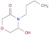 3-Morpholinone, 4-butyl-5-hydroxy-