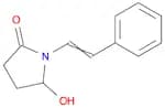 2-Pyrrolidinone, 5-hydroxy-1-(2-phenylethenyl)-