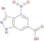 3-Bromo-4-nitro-1H-indazole-6-carboxylic acid