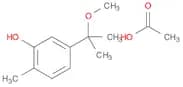 Phenol, 5-(1-methoxy-1-methylethyl)-2-methyl-, acetate