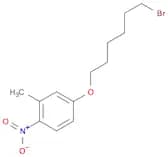 Benzene, 4-[(6-bromohexyl)oxy]-2-methyl-1-nitro-