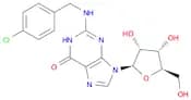Guanosine, N-[(4-chlorophenyl)methyl]-