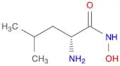 Pentanamide, 2-amino-N-hydroxy-4-methyl-, (R)-
