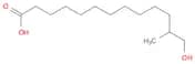 Tridecanoic acid, 13-hydroxy-12-methyl-