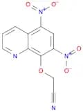 Acetonitrile, [(5,7-dinitro-8-quinolinyl)oxy]-