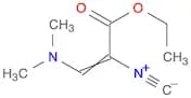 2-Propenoic acid, 3-(dimethylamino)-2-isocyano-, ethyl ester