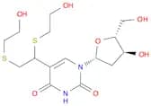 Uridine, 5-[1,2-bis[(2-hydroxyethyl)thio]ethyl]-2'-deoxy-