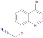 Acetonitrile, [(4-bromo-8-quinolinyl)oxy]-