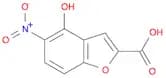 2-Benzofurancarboxylic acid, 4-hydroxy-5-nitro-