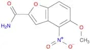 2-Benzofurancarboxamide, 5-methoxy-4-nitro-