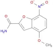 2-Benzofurancarboxamide, 4-methoxy-7-nitro-