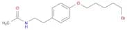 Acetamide, N-[2-[4-[(5-bromopentyl)oxy]phenyl]ethyl]-