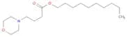 4-Morpholinebutanoic acid, decyl ester