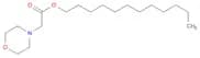 4-Morpholineacetic acid, dodecyl ester