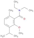 Benzamide, N,N-diethyl-2-methoxy-6-methyl-3-(1-methylethyl)-