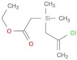 Acetic acid, [(2-chloro-2-propenyl)dimethylsilyl]-, ethyl ester