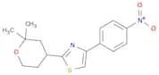 Thiazole, 4-(4-nitrophenyl)-2-(tetrahydro-2,2-dimethyl-2H-pyran-4-yl)-