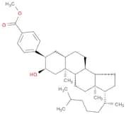 Benzoic acid, 4-[(2a,3a,5a)-2-hydroxycholestan-3-yl]-, methyl ester