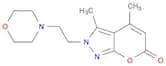 Pyrano[2,3-c]pyrazol-6(2H)-one, 3,4-dimethyl-2-[2-(4-morpholinyl)ethyl]-