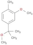Benzene, 2-methoxy-4-(1-methoxy-1-methylethyl)-1-methyl-
