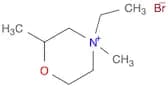 Morpholinium, 4-ethyl-2,4-dimethyl-, bromide