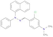 2-Chloro-4-(dimethylamino)benzaldehyde 1-naphthylphenylhydrazone