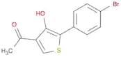 Ethanone, 1-[5-(4-bromophenyl)-4-hydroxy-3-thienyl]-