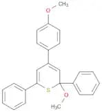 2H-Thiopyran, 2-methoxy-4-(4-methoxyphenyl)-2,6-diphenyl-