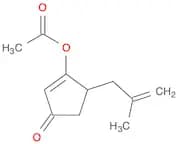 2-Cyclopenten-1-one, 3-(acetyloxy)-4-(2-methyl-2-propenyl)-