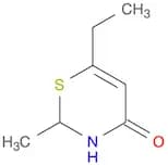 4H-1,3-Thiazin-4-one, 6-ethyl-2,3-dihydro-2-methyl-